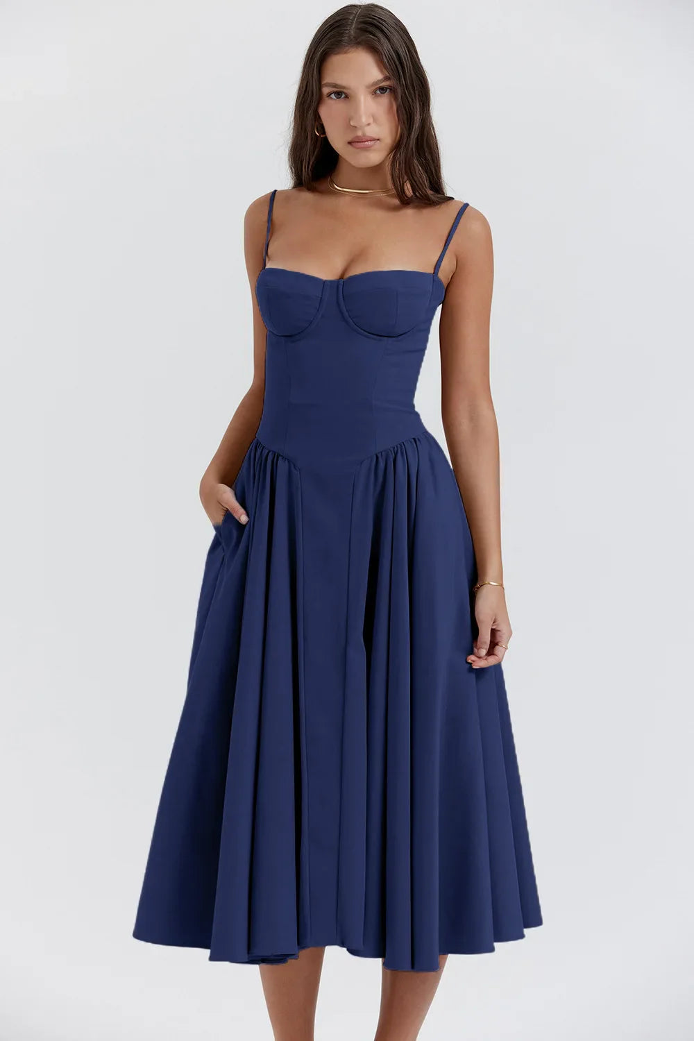 ANGELA | ROBE MIDI BUSTIER