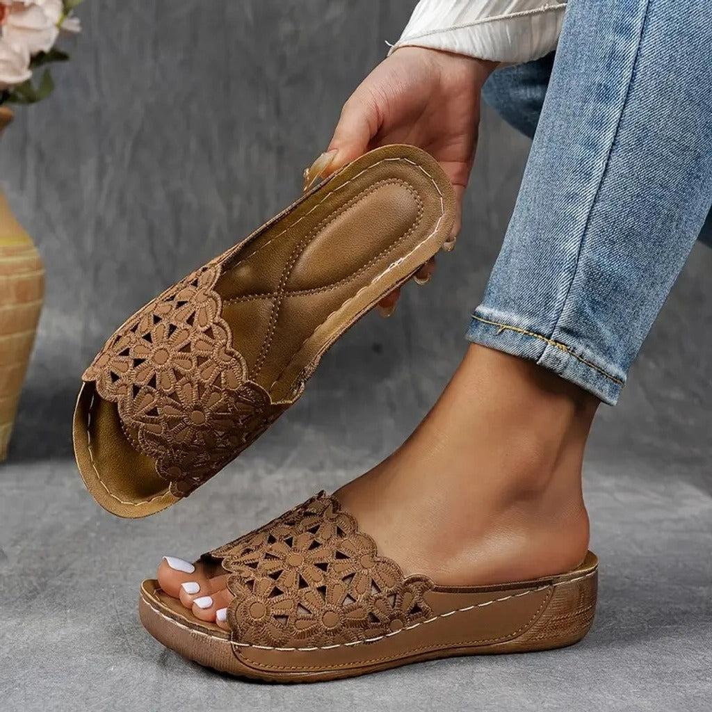 Sandales Mila – Dentelle & Confort